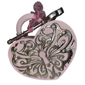 Rachel Zoe Pink Heart Lock and Key Valentine's Day Tj Maxx/Homegoods Viral NEW